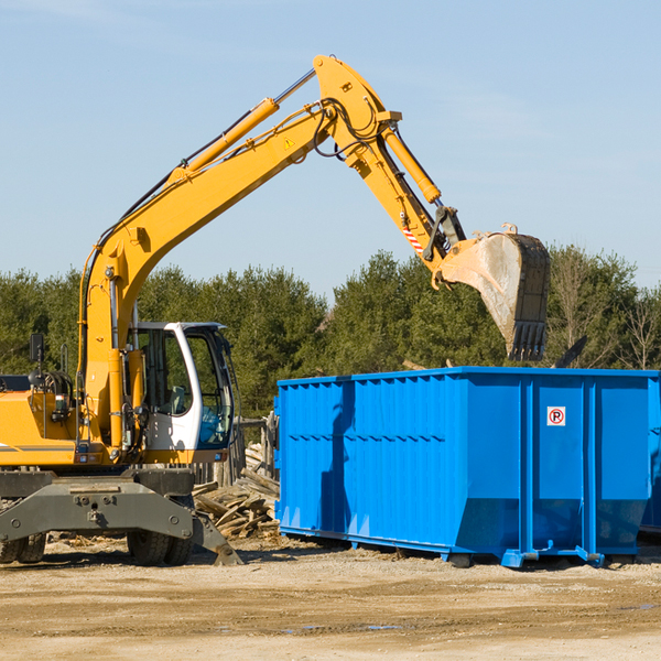 can i choose the location where the residential dumpster will be placed in Benton Wisconsin